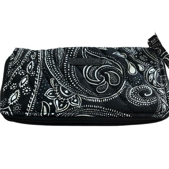 Vera Bradley Stellar Paisley Quilted Cotton RFID Accordion Wristlet/Wallet - Picture 3 of 4